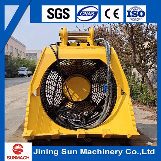 15 Tons Excavator Rotating Screener/Sieving/Mesh Screener Bucket