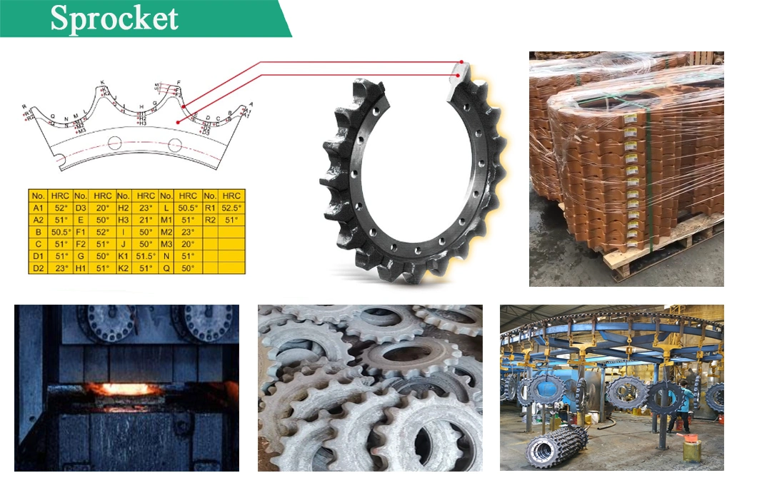 Excavator Undercarriage OEM PC60 Sprocket Rim